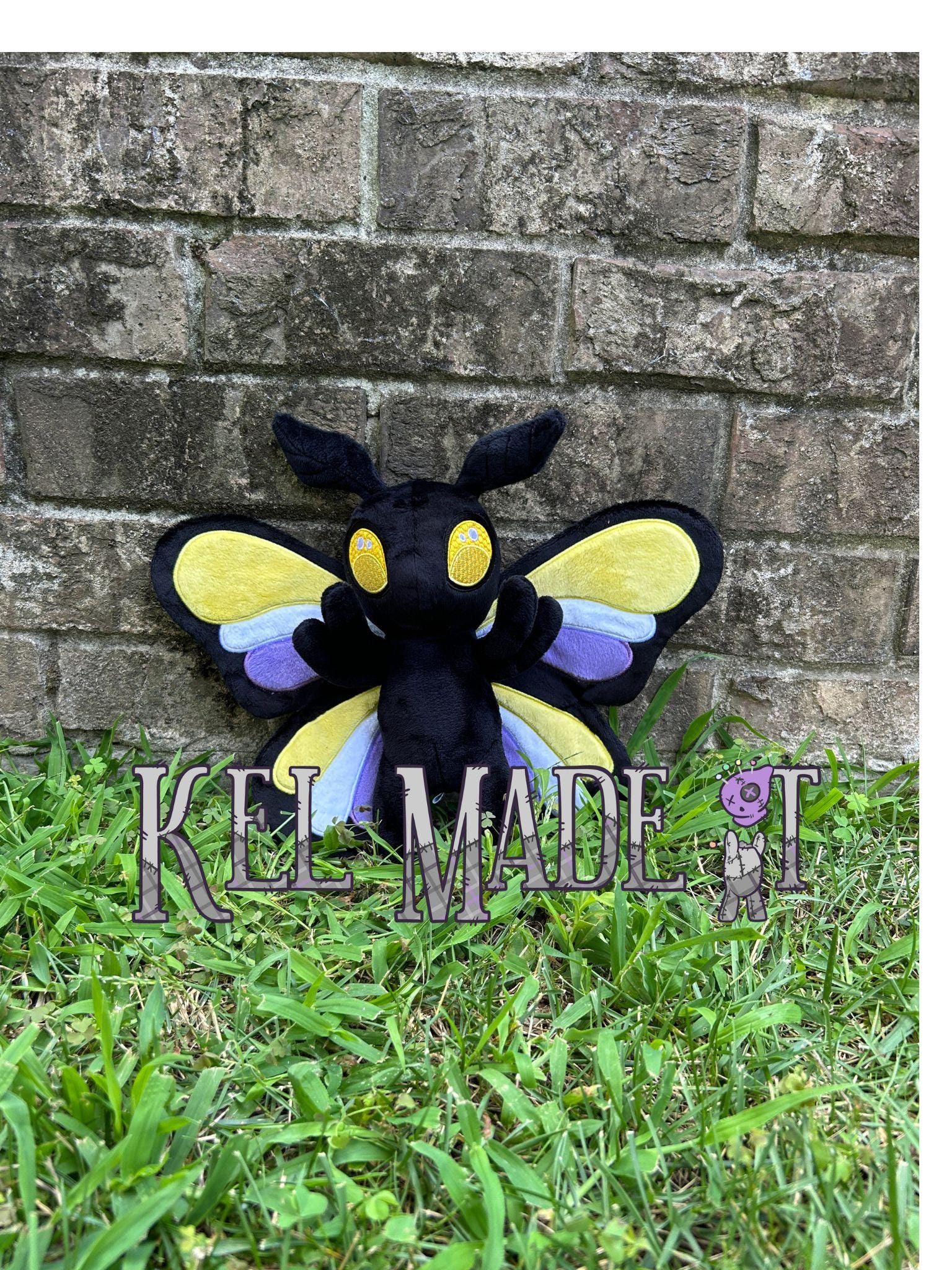 Non-Binary Pride Moth Plush