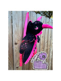 Pink Stars Dragon Plush Backpack