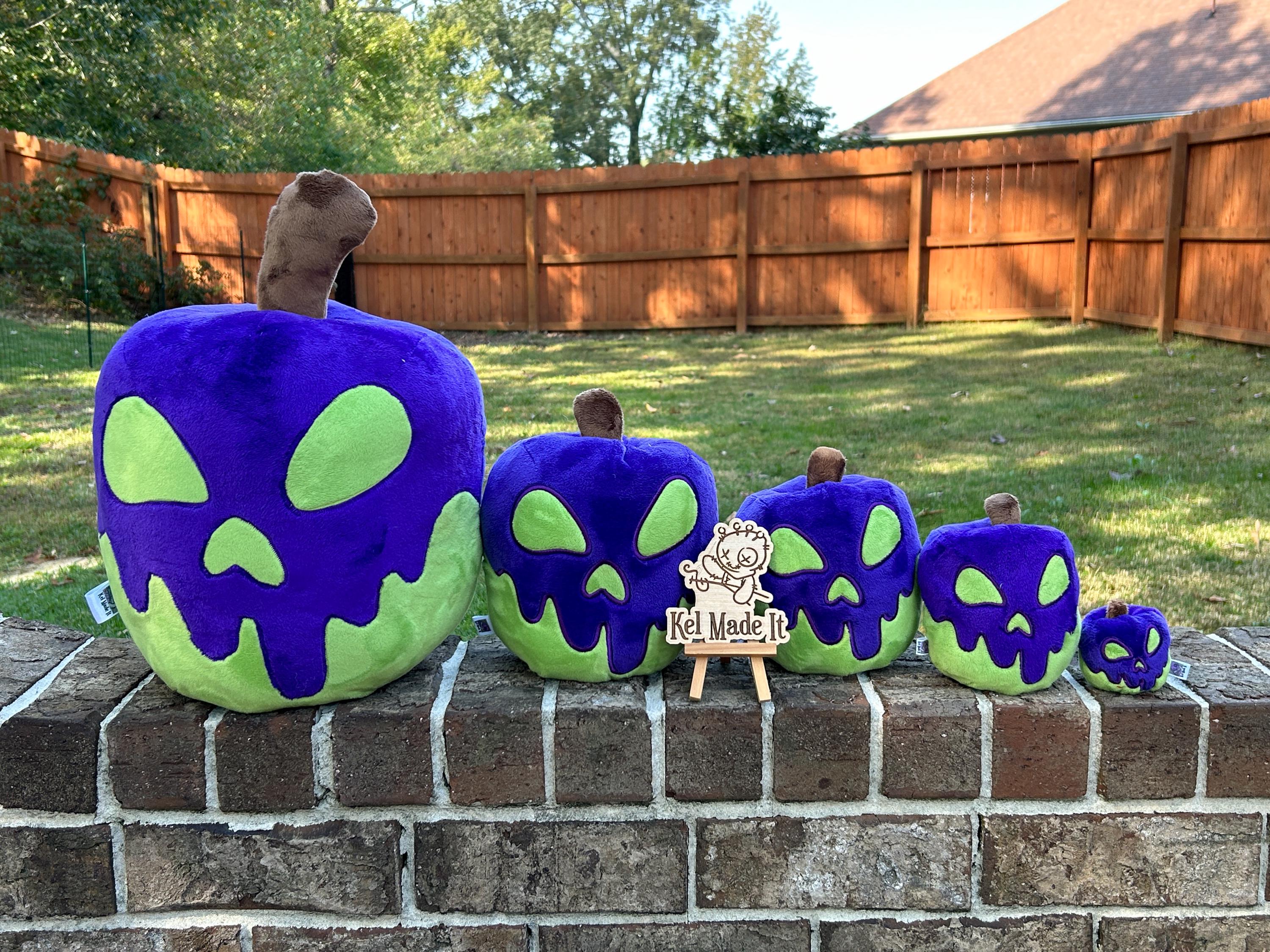 50% OFF SALE Poison Apple Plush purple/green