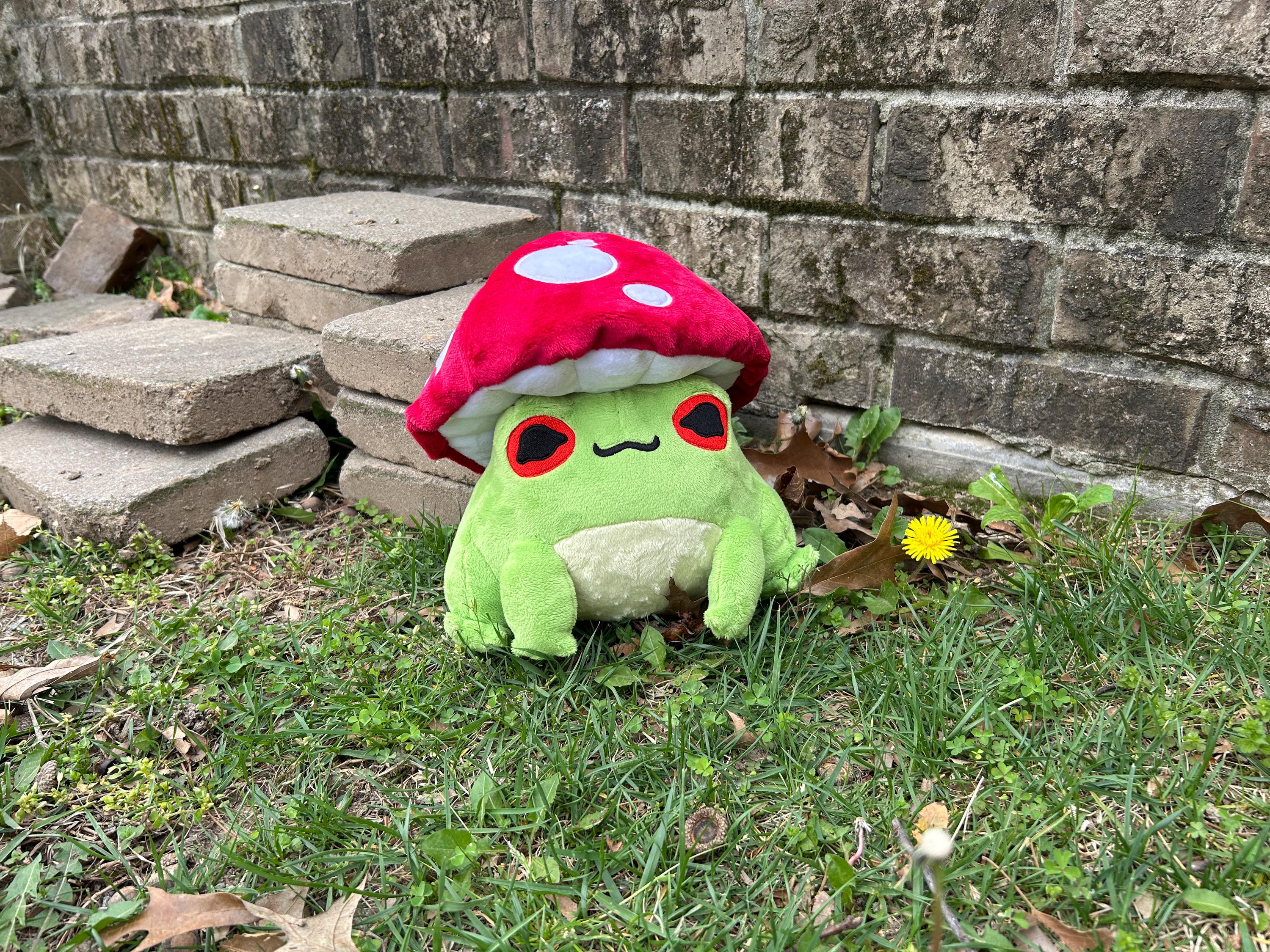 Mushroom Frog Plush
