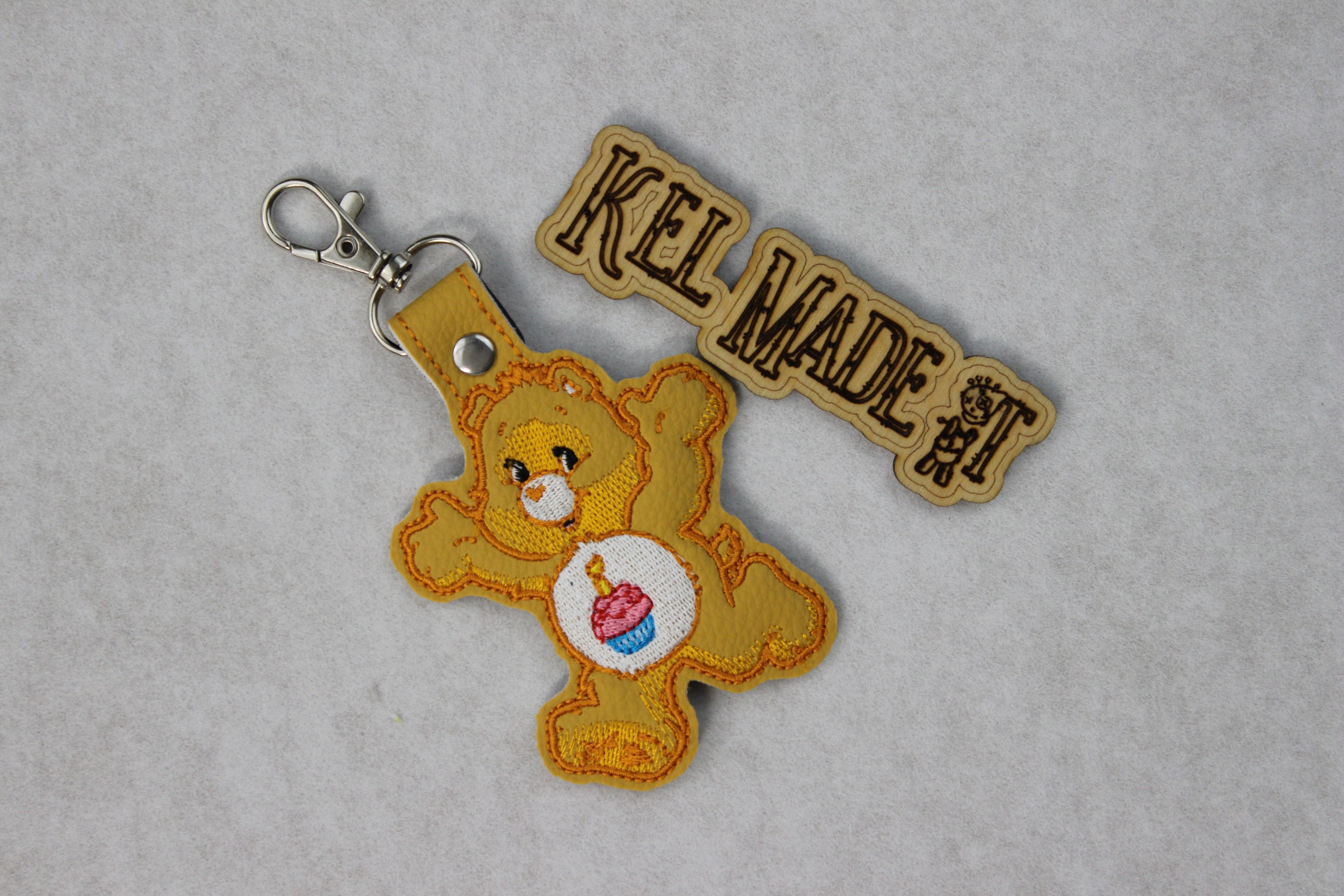 Birthday Bear Keychain
