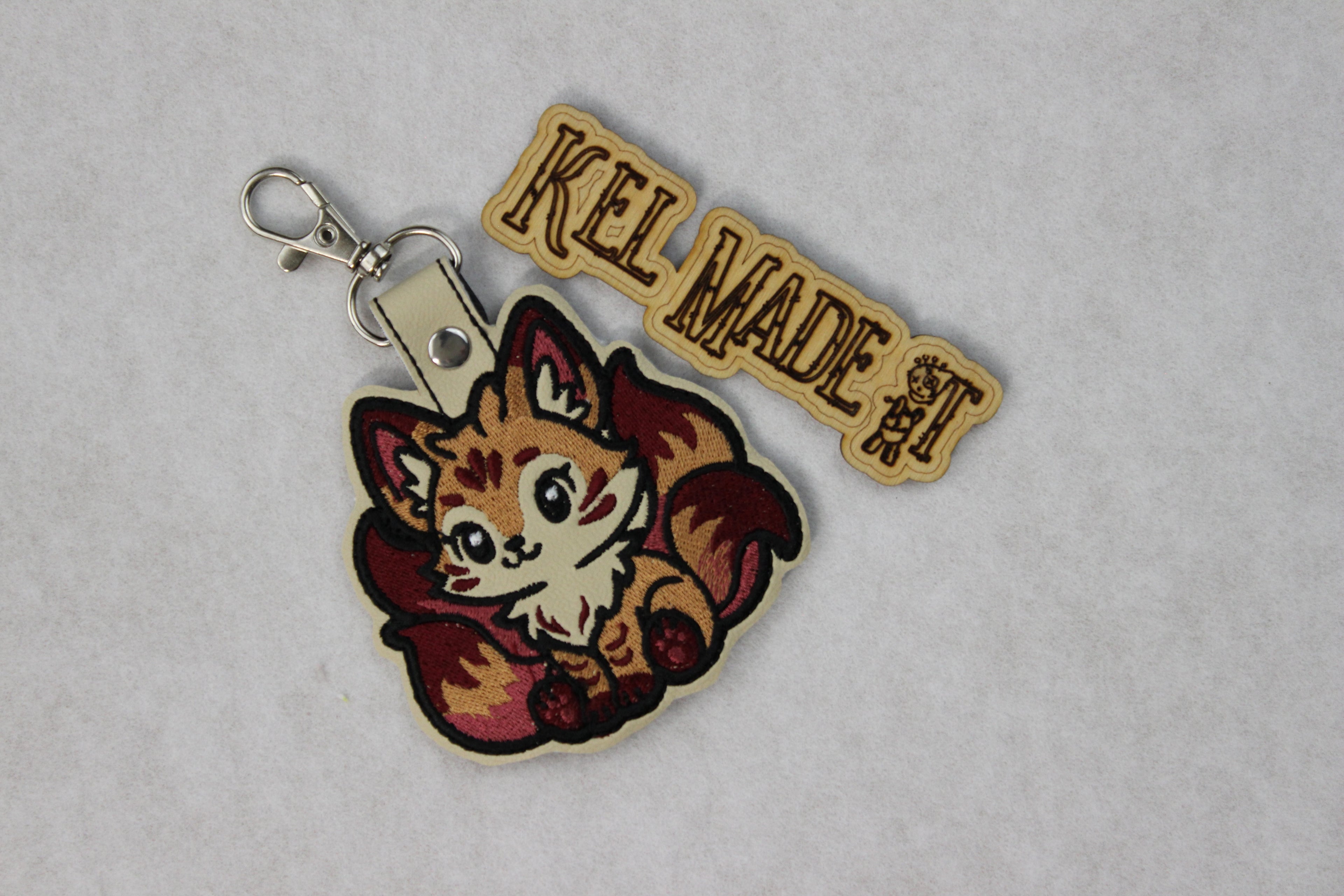 Kitsune Keychain