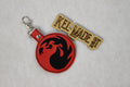 MTG Red Mana Keychain