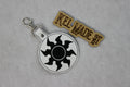 MTG White Mana Keychain