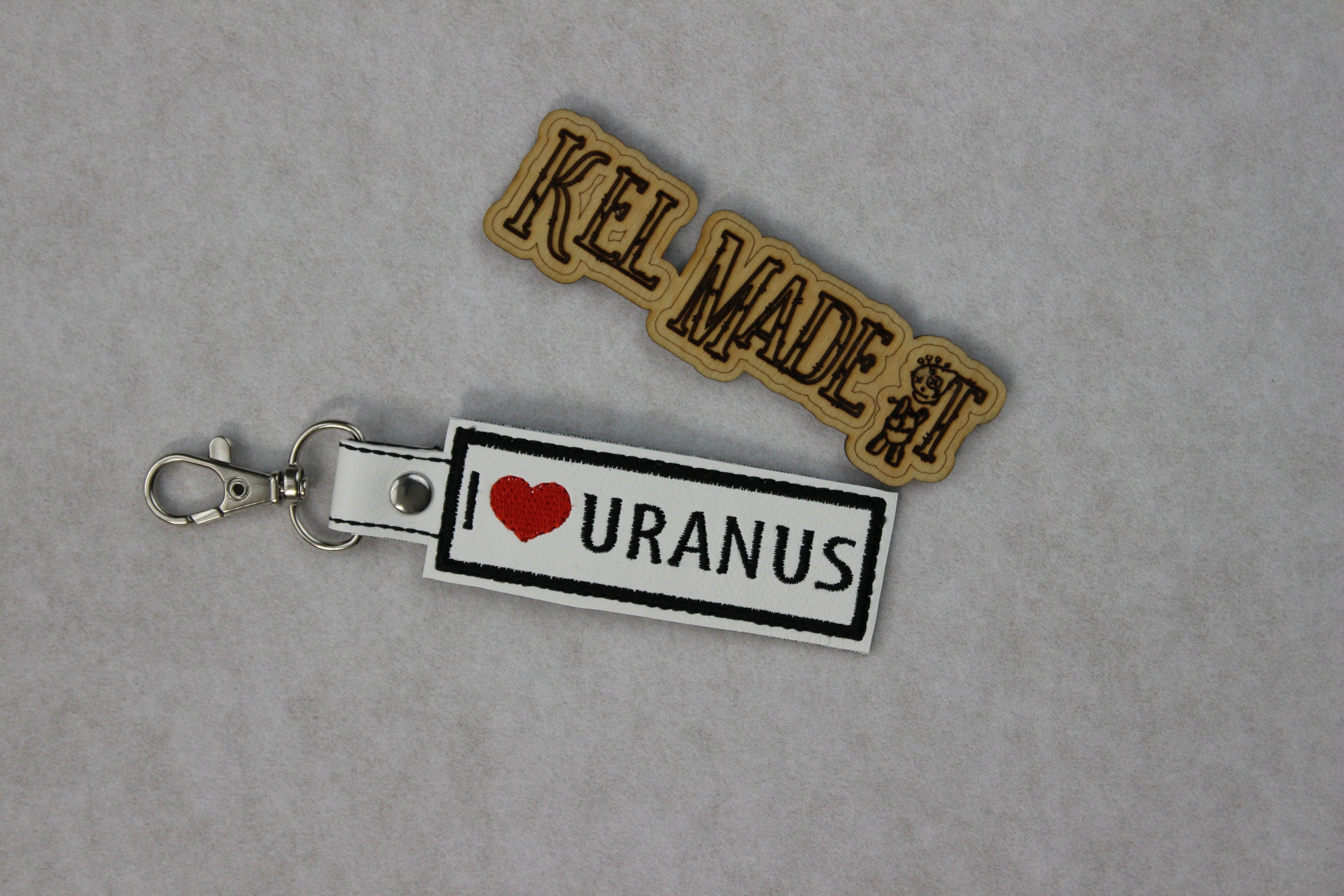 Spaceballs I Heart Uranus Keychain