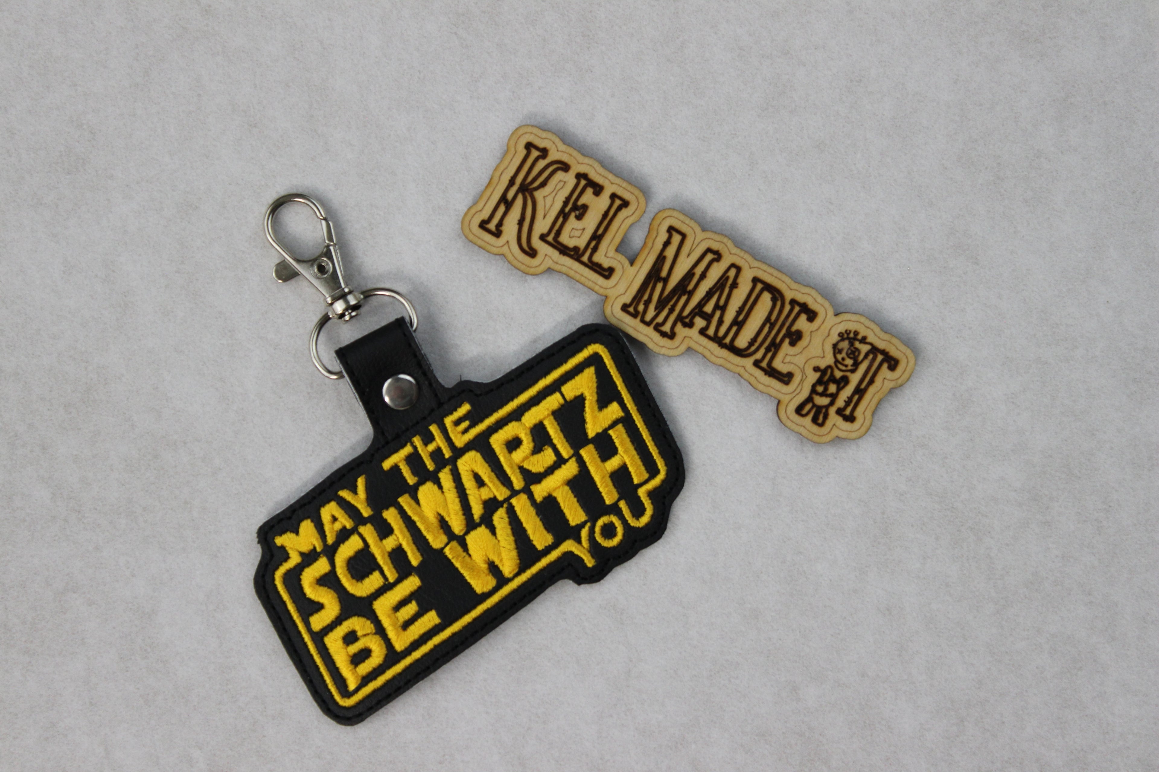 Spaceballs May the Schwartz Be With You Keychain