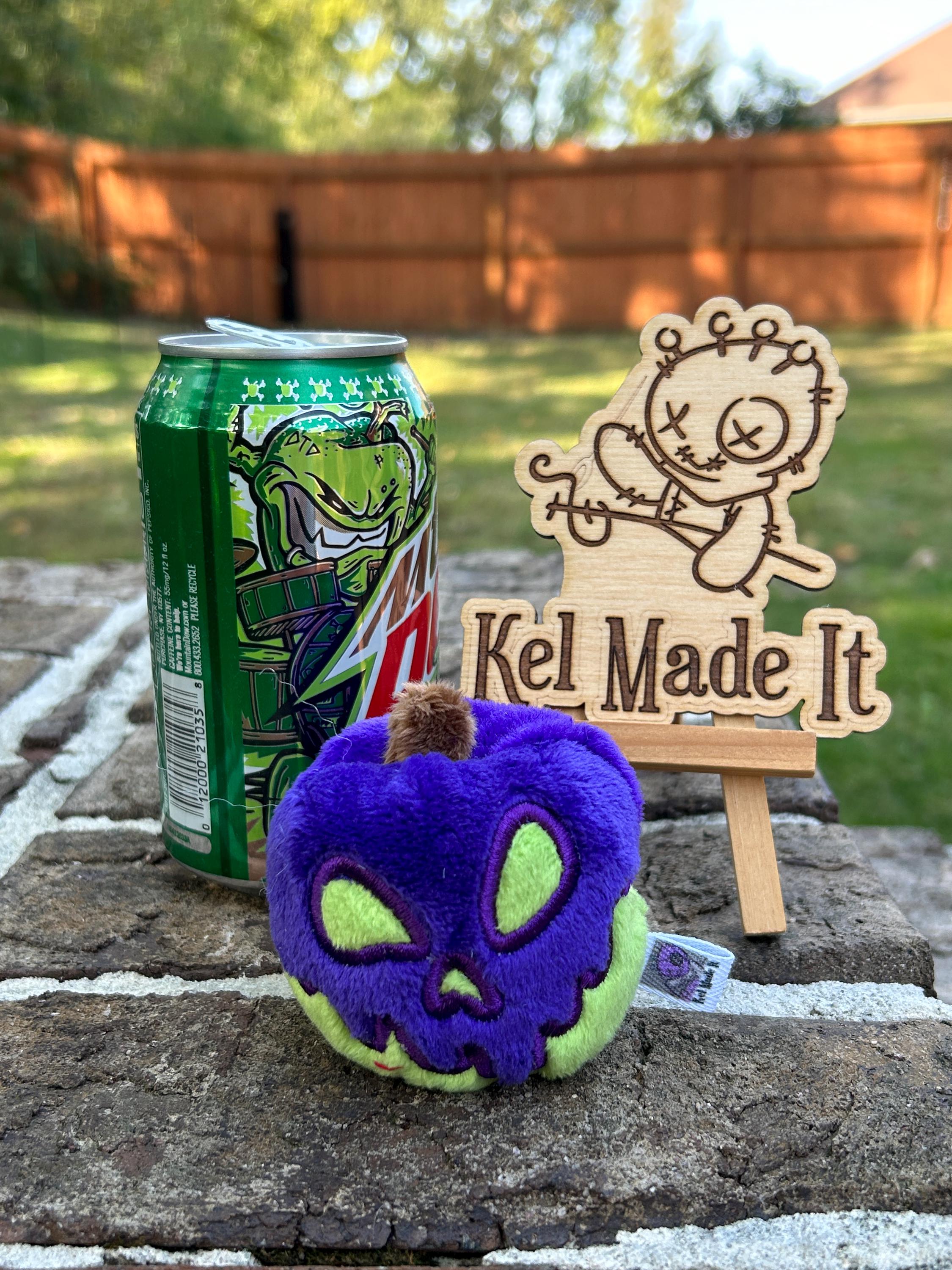 50% OFF SALE Poison Apple Plush purple/green