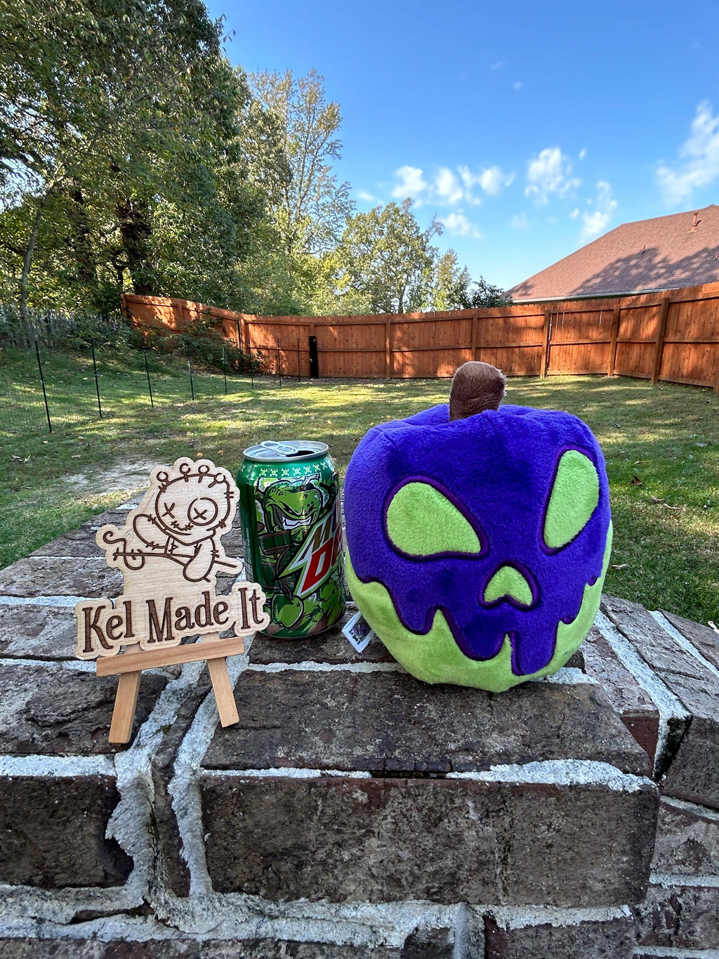 50% OFF SALE Poison Apple Plush purple/green