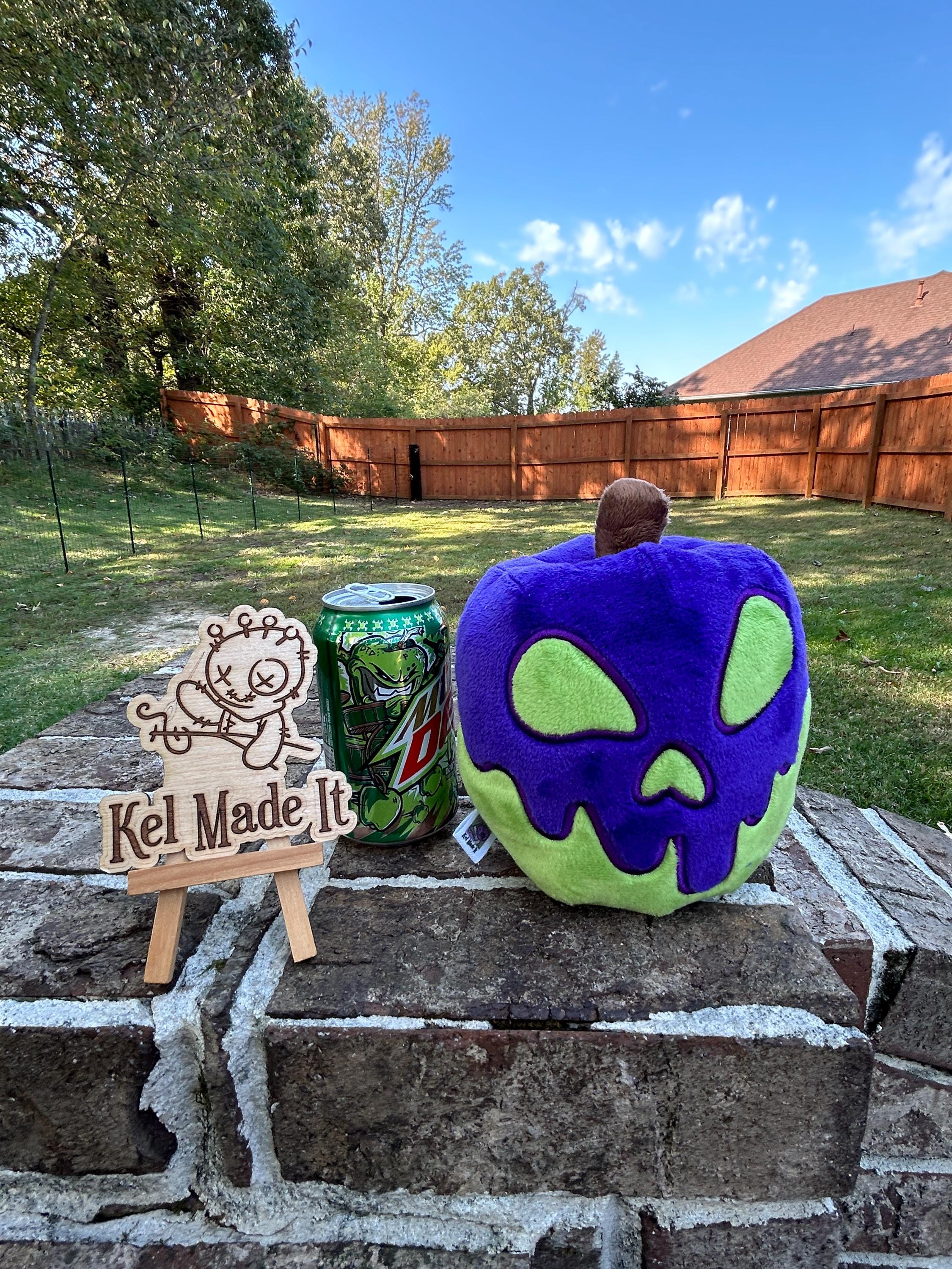 50% OFF SALE Poison Apple Plush purple/green