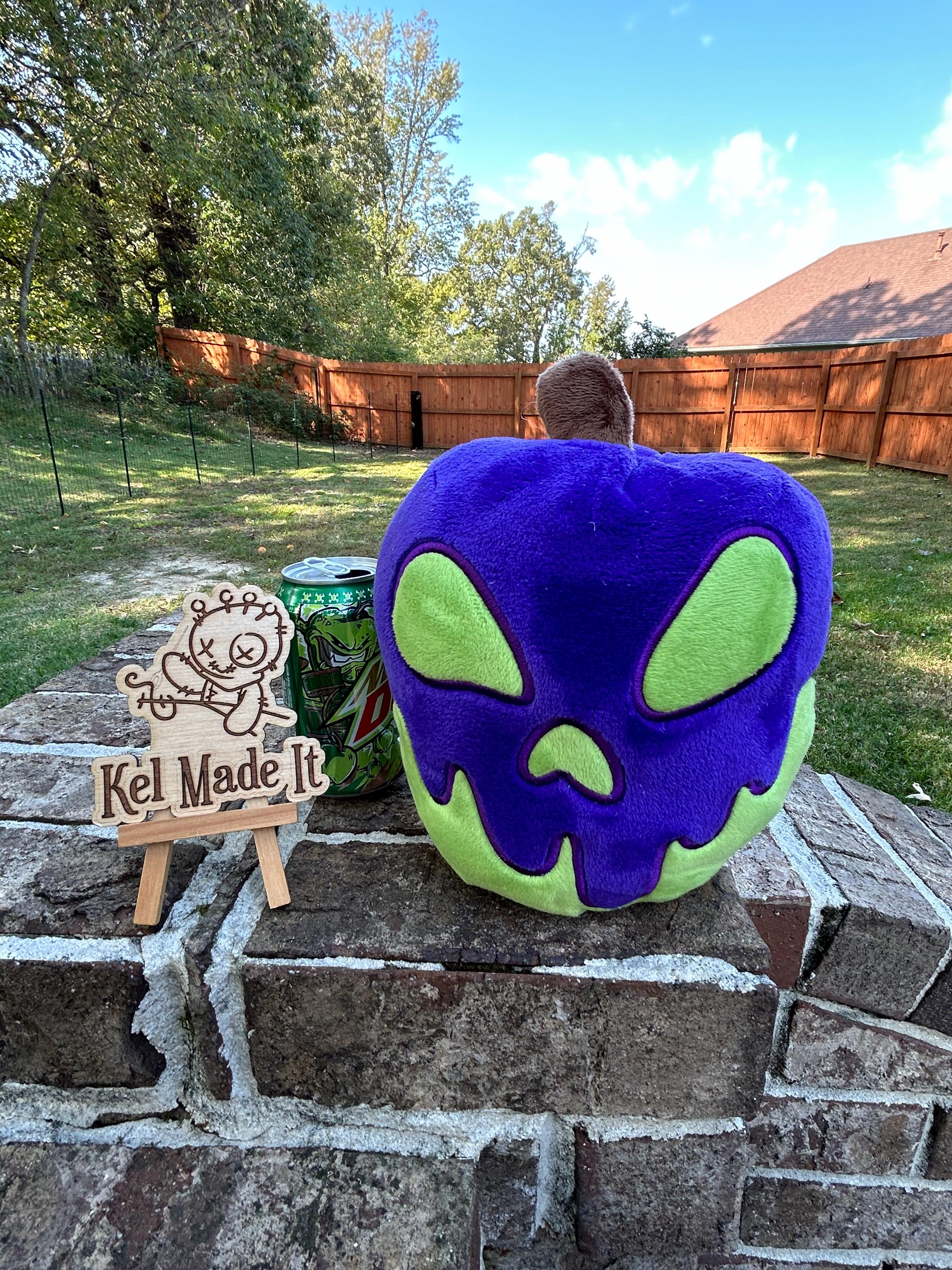 50% OFF SALE Poison Apple Plush purple/green