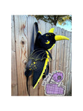 Yellow Stars Dragon Plush Backpack
