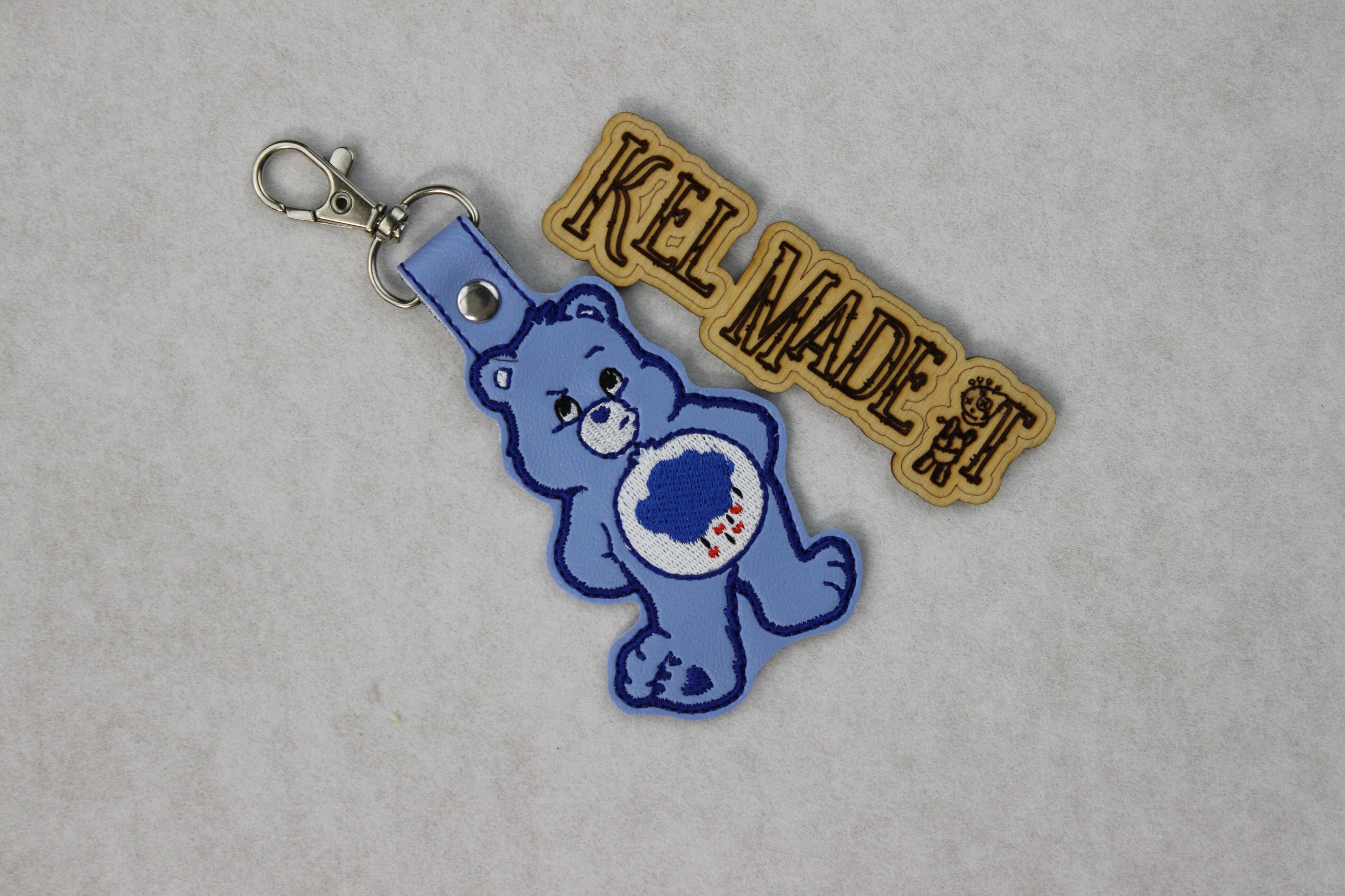 Grumpy Bear Keychain