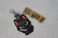 Stabby Cat Keychain
