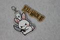 Stabby Rabbit Keychain
